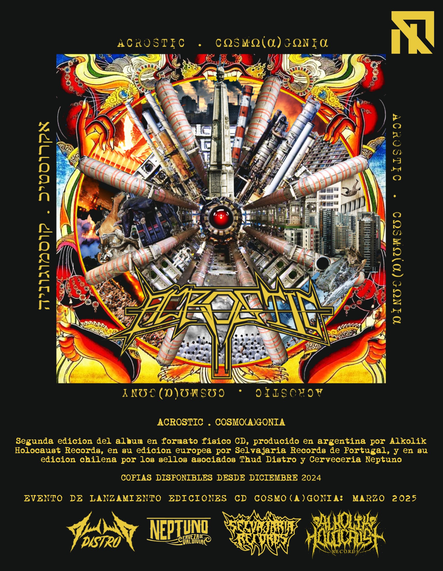 Viñamarinos Acrostic publican edición en CD de su nuevo álbum